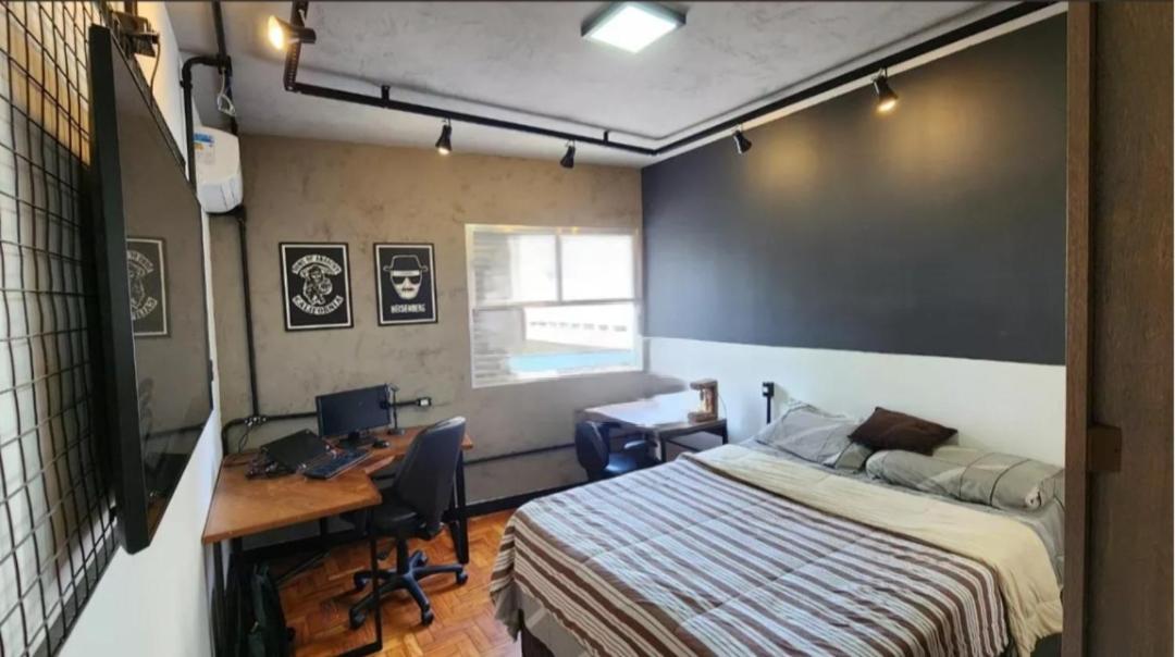 Apartamento Na Quadra Da Praia Сантос Экстерьер фото